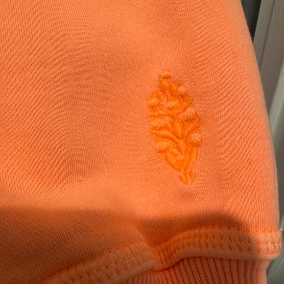 FP Movement Vibrant Orange Hoodie Sweatshirt Size S - Picture 11 of 16